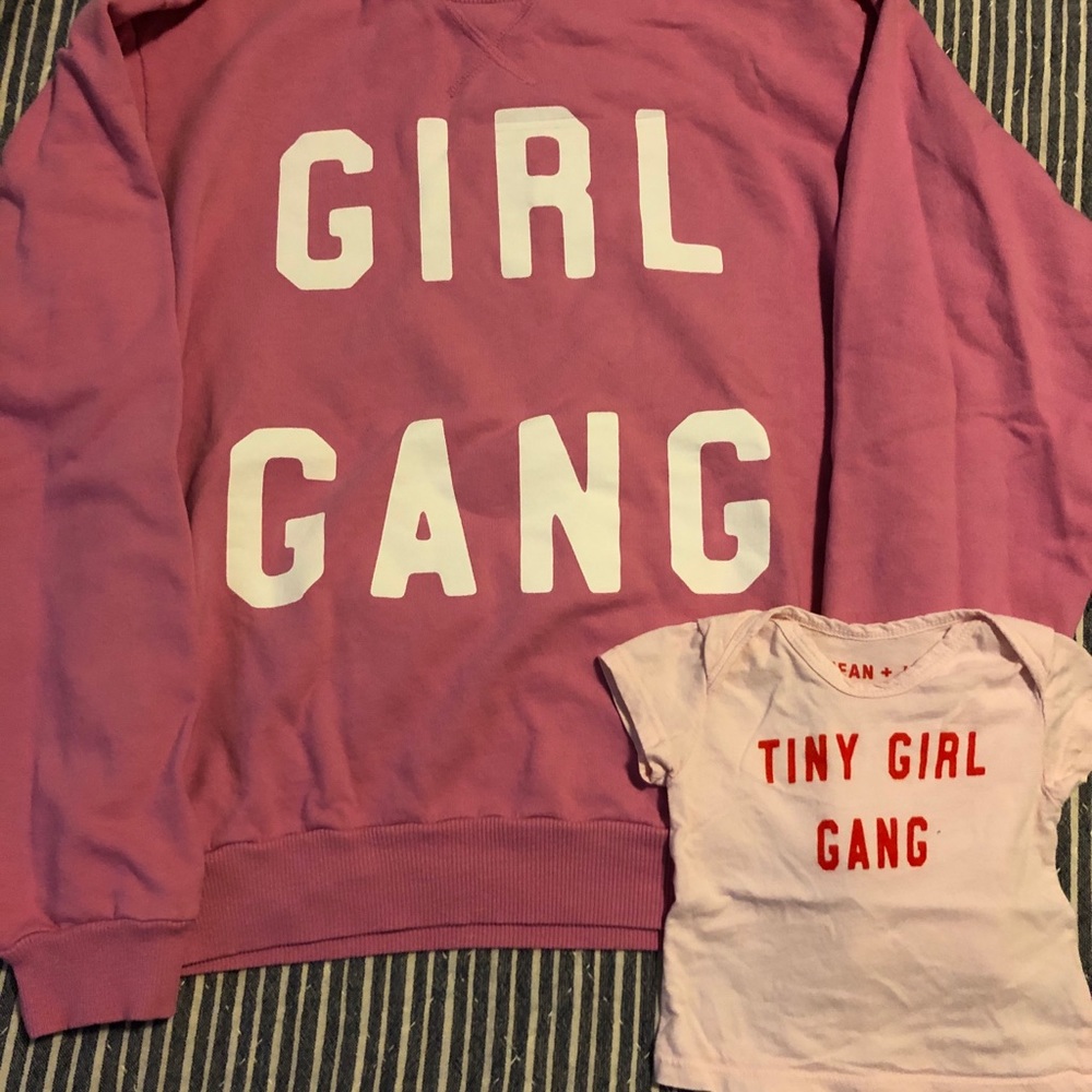 Jean & June Pink Girl Gang Set Small 3/6 months